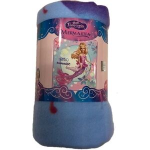 Barbie Fairytopia Mermaidia Fleece Throw Blanket 50" x 60"
